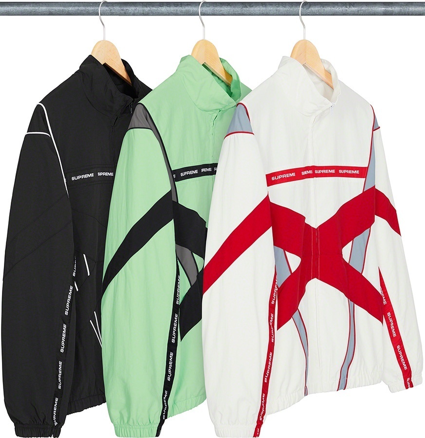 Cross Paneled Track Jacket